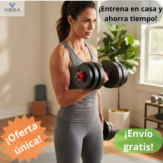 Mancuernas ajustables de 20 kg(2 en 1)